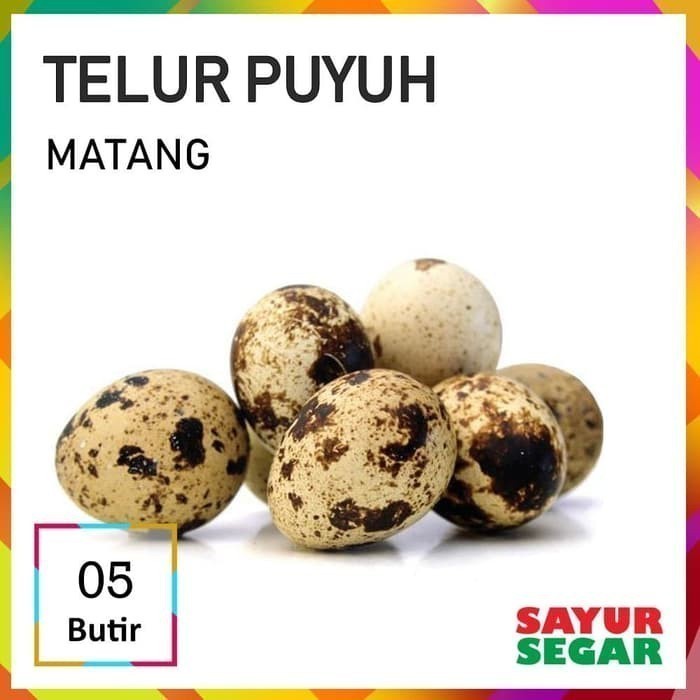 

Telur Puyuh - Matang [5 Butir]