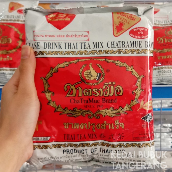 

Cha Tra Mue Thai Tea No. 1 Original Bpom Halal 400G