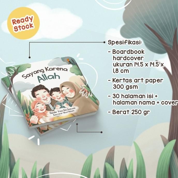 

Boardbook Sayang Karena Allah - Buku Anak - Hoopoe - Kado Lahiran