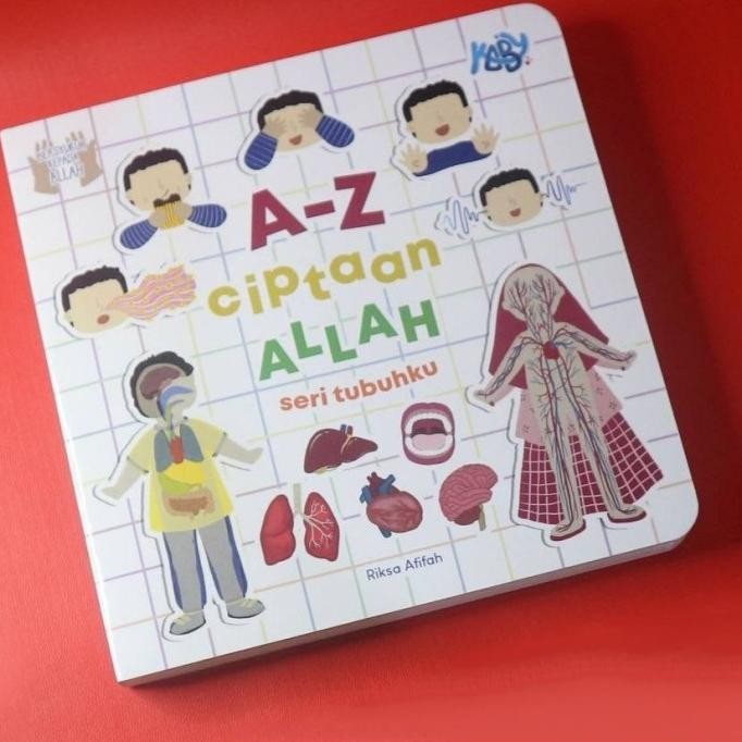 

Buku A-Z CIPTAAN ALLAH SERI TUBUHKU Kaby Books - Boardbook Anak Muslim