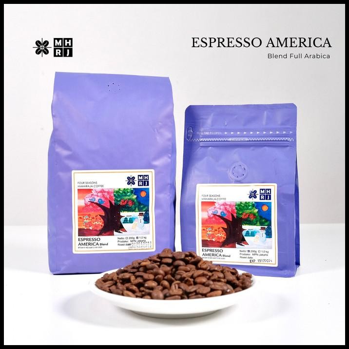 

Espresso Roast Full Arabika Coffe Beans- America Blend Maharaja Coffee