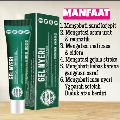 Cream Sakit Punggung Belakang Lumbar Cold Compress Gel Ampuh Salep Pereda Apdmp Lumbar Cold Compress