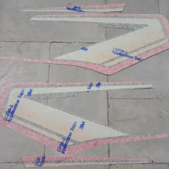 STRIPING BODY STIKER BODI RXKING KOBRA RX KING MERAH 1992 1993 ORI