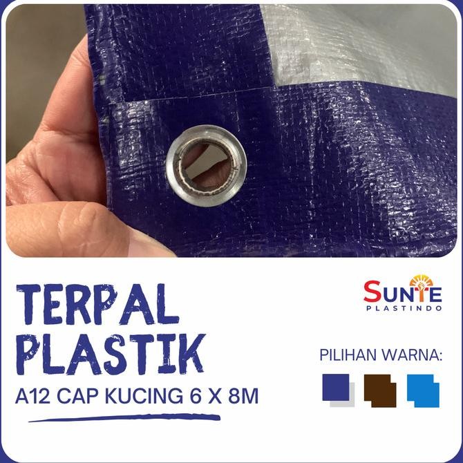 Terpal A12 Cap Kucing Ukuran 6M X 8M