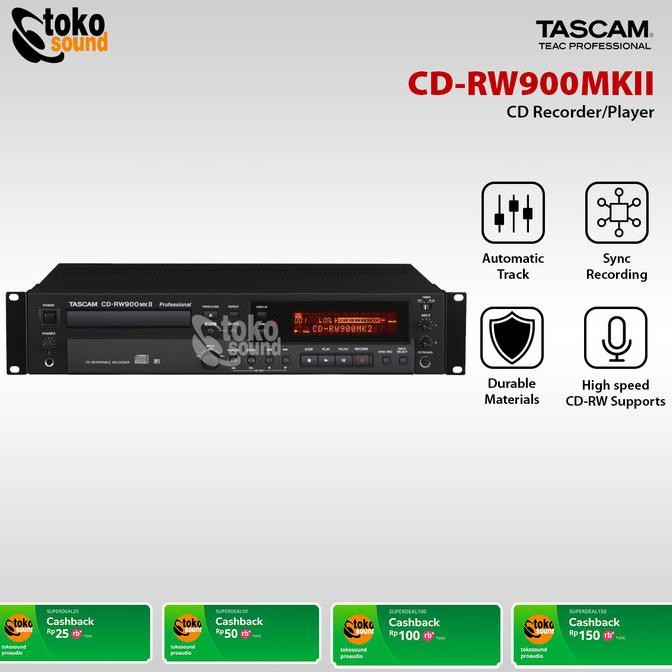 Sale Tascam Cd-Rw900 Mkii (Cd Rewritable Recorder/Player)