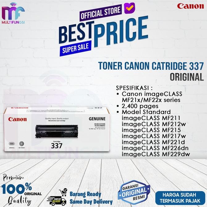 

Toner Canon Catridge 337 Original