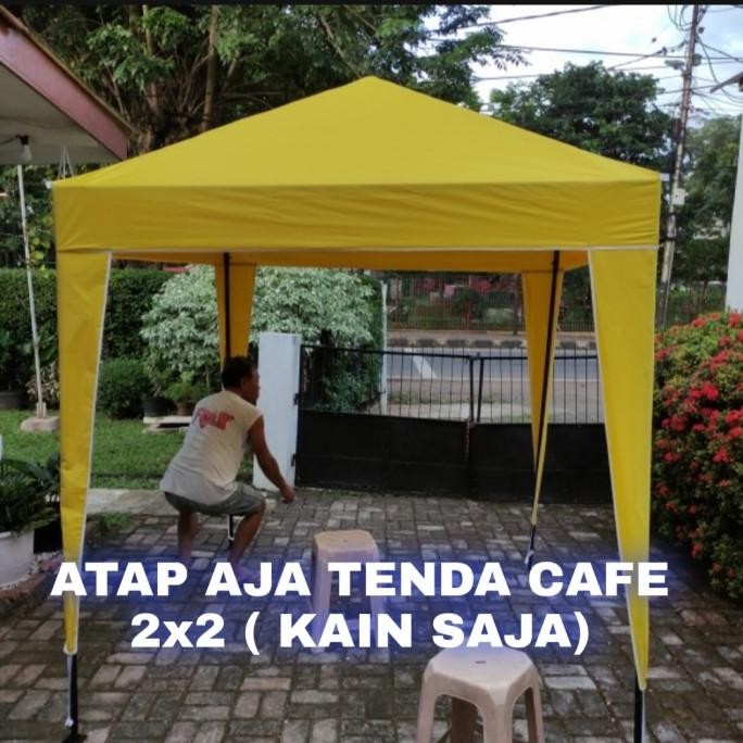 Atap Tenda Cafe 2X2 Tenda Stand Cover Kain
