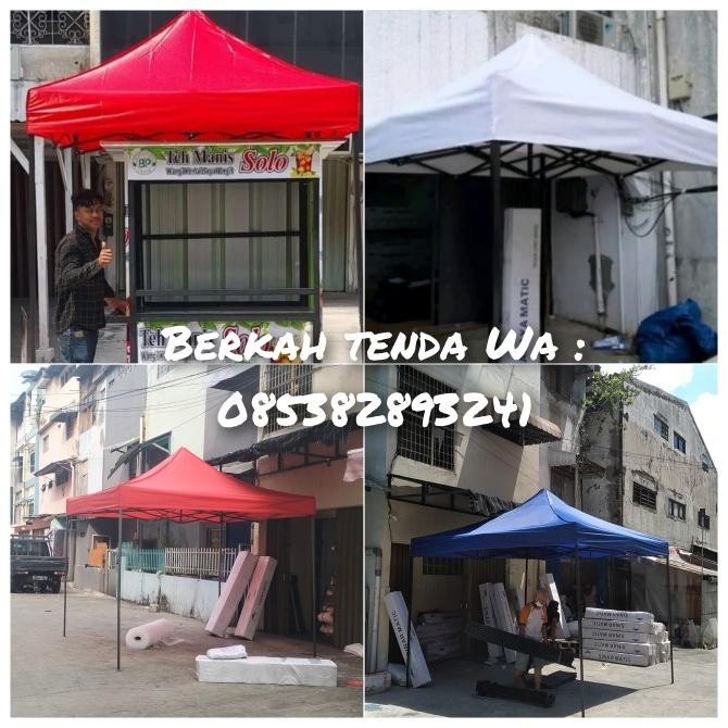 Tenda Lipat Top Uk 3X3 Warna Putih