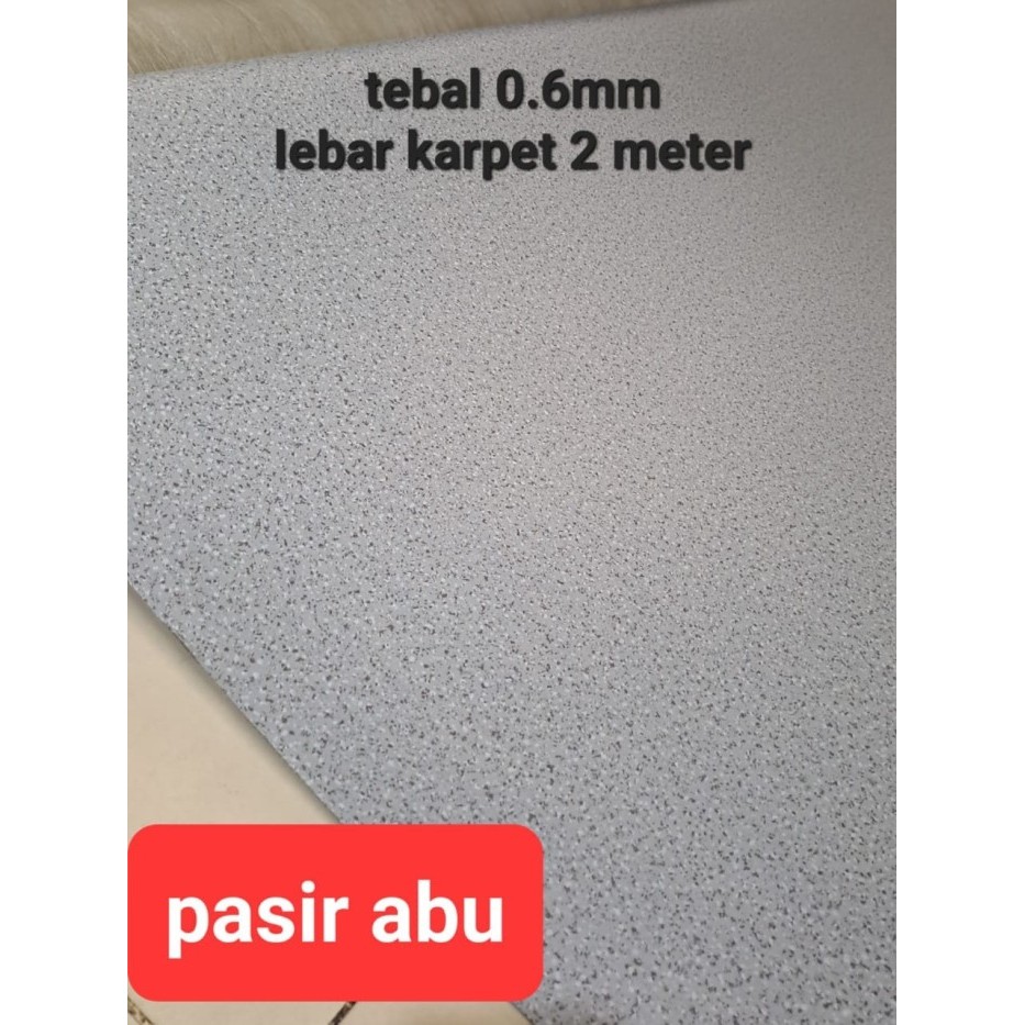 Karpet lantai Vinyl IMPOR KILAP per 1 ROLL tebal 0.6mm lebar 200cm