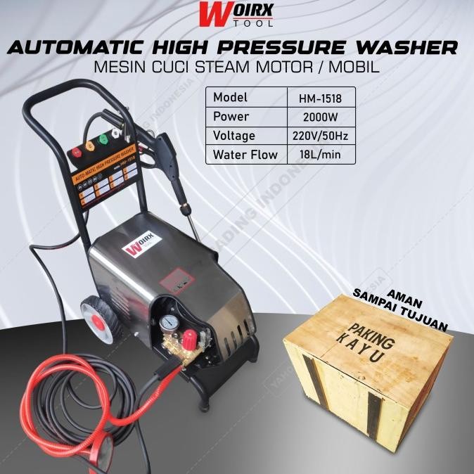 WOIRX Jet Cleaner 200 bar High Pressure Mesin Semprot Cuci Motor Mobil