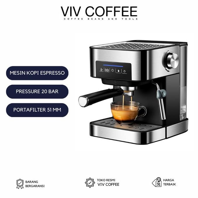 

Mesin Kopi Espresso Coffee Machine 1.6 Liter 20 Bar