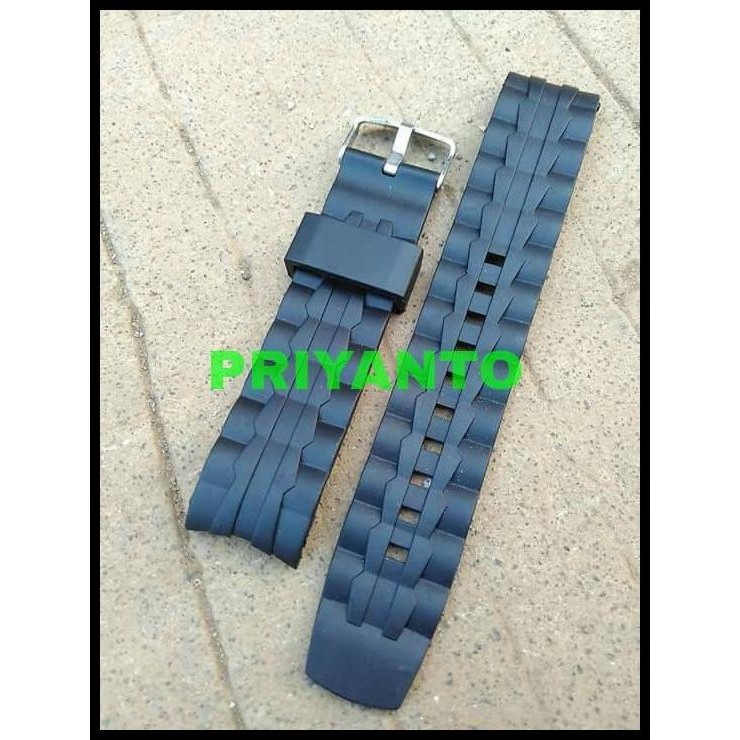 DISKON STRAP TALI JAM TANGAN RUBBER SWISS ARMY 8709 