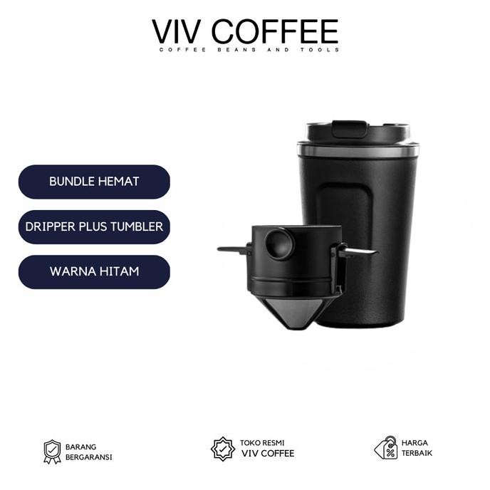 

Saringan Kopi Stainless V60 Dripper with Coffee Tumbler