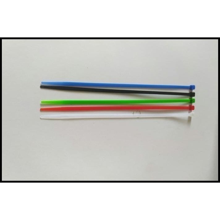 

TERMURAH WARNA BIRU 100PCS CABLE TIES KABEL TIES TALI KABEL 25CM 250MM 25 CM !!!