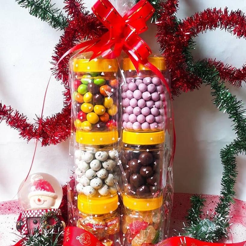 

CR - Kado Coklat Natal Isi 6 Toples TERLARIS