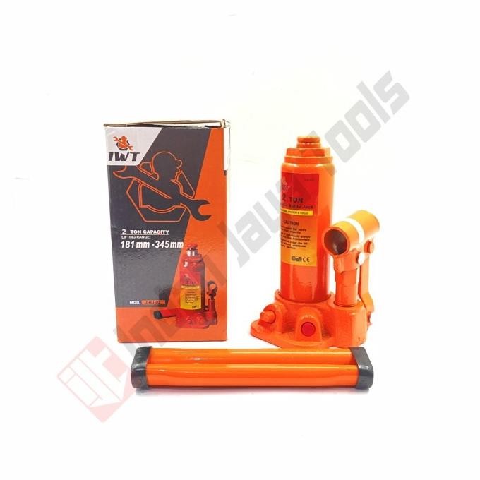 ready iwt dongkrak botol 2 ton - hydraulic jack hidrolik mobil