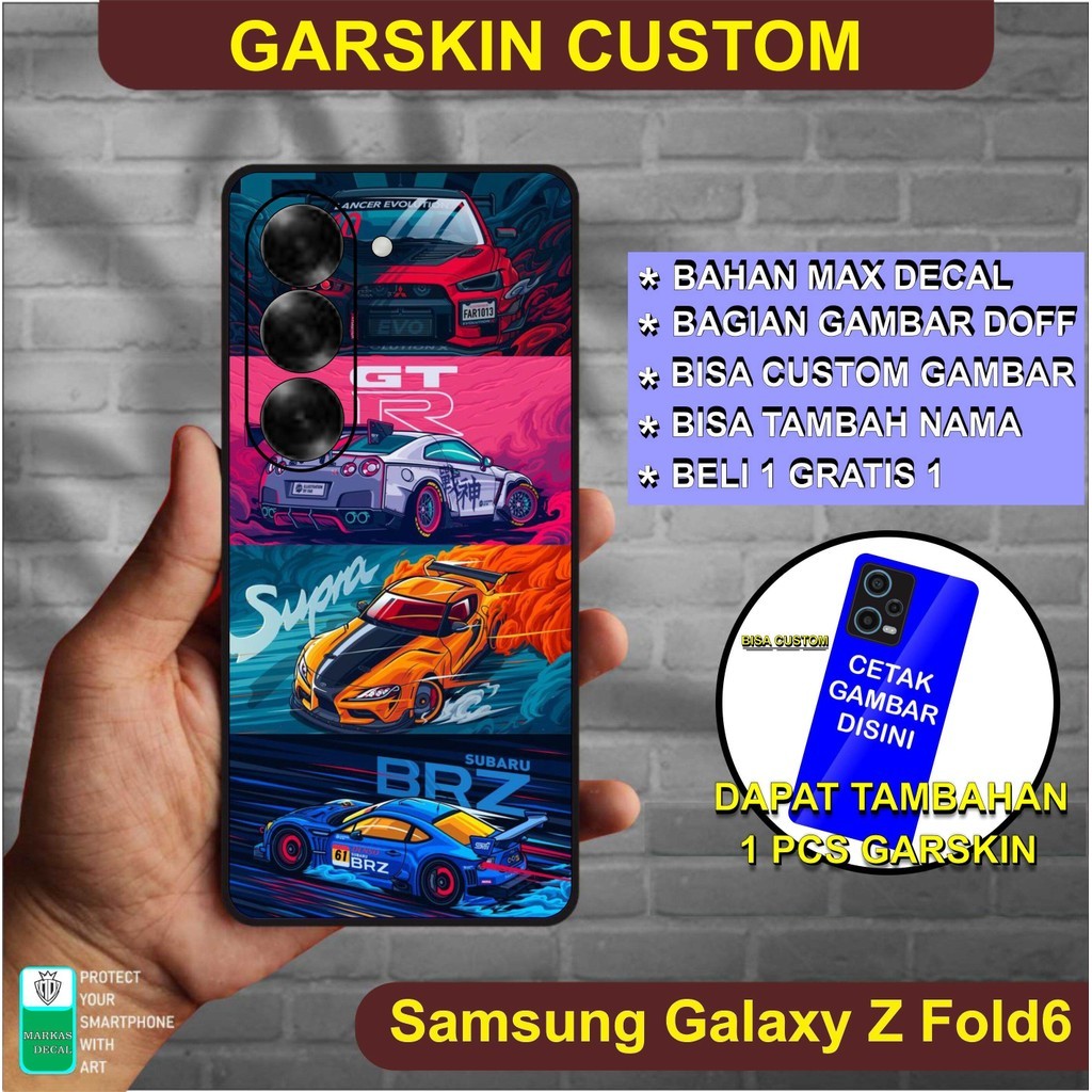 

Samsung Galaxy Z Fold6 Casing/Case Stiker Skin Wrap CUSTOM - Premium Quality