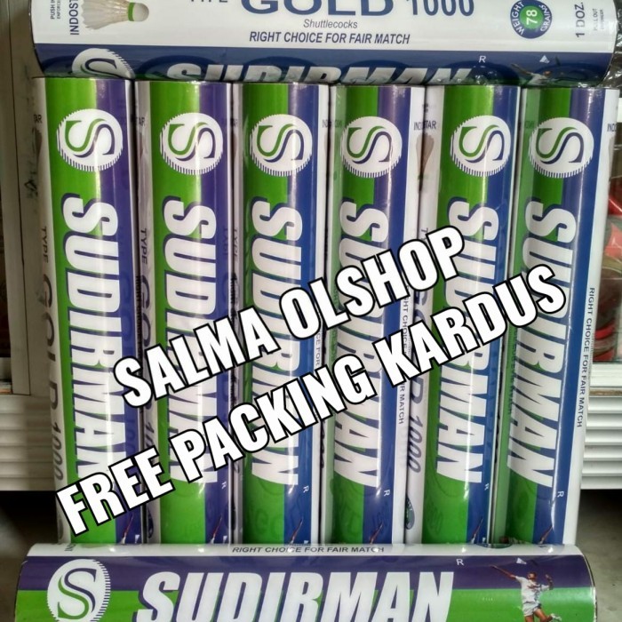 kok sudirman gold shuttlecock