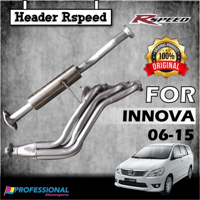 NEW Knalpot Muffler exhaust HEADER Rspeed T. Innova Bensin 06-15