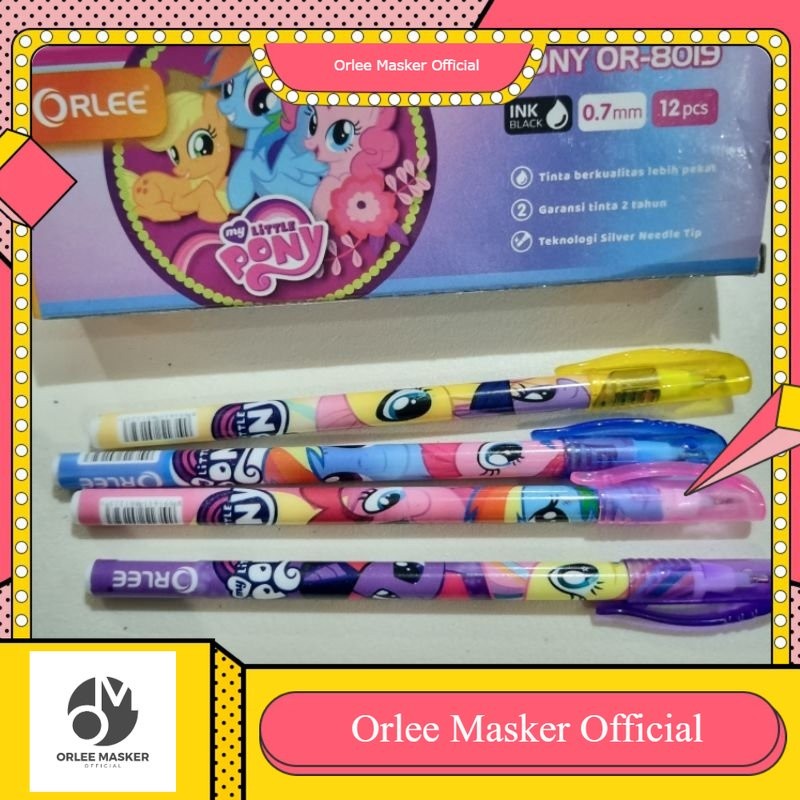 

Pulpen Ulir Fancy Orlee Kuda Poni 1 lusin (isi 12pcs) garansi, tinta 0,7mm, viral