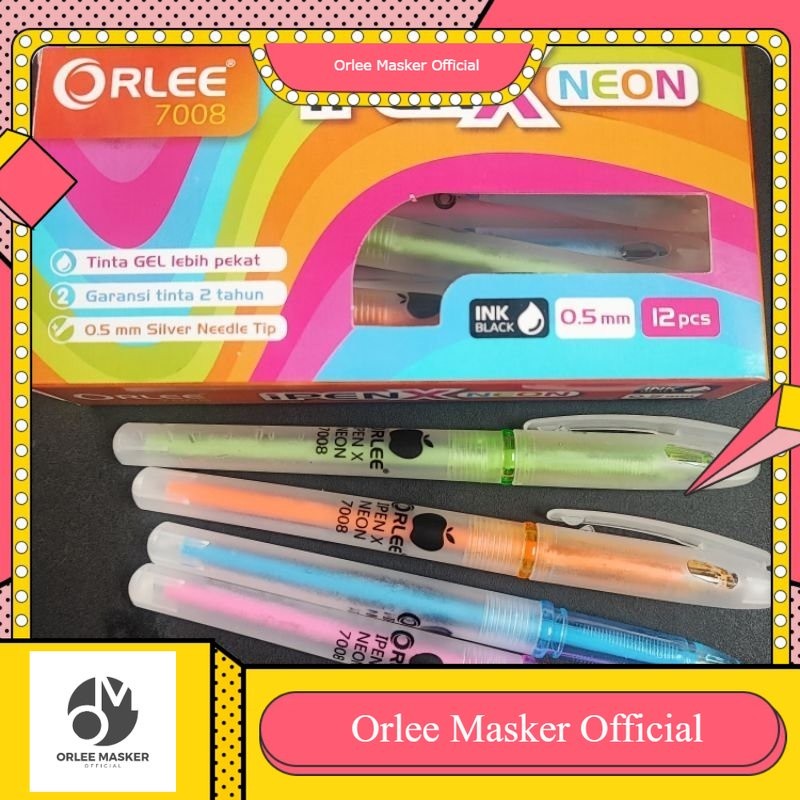 

IPEN X NEON ORLEE Viral/ BOLPEN GEL 1 LUSIN (ISI 12) 0,5MM