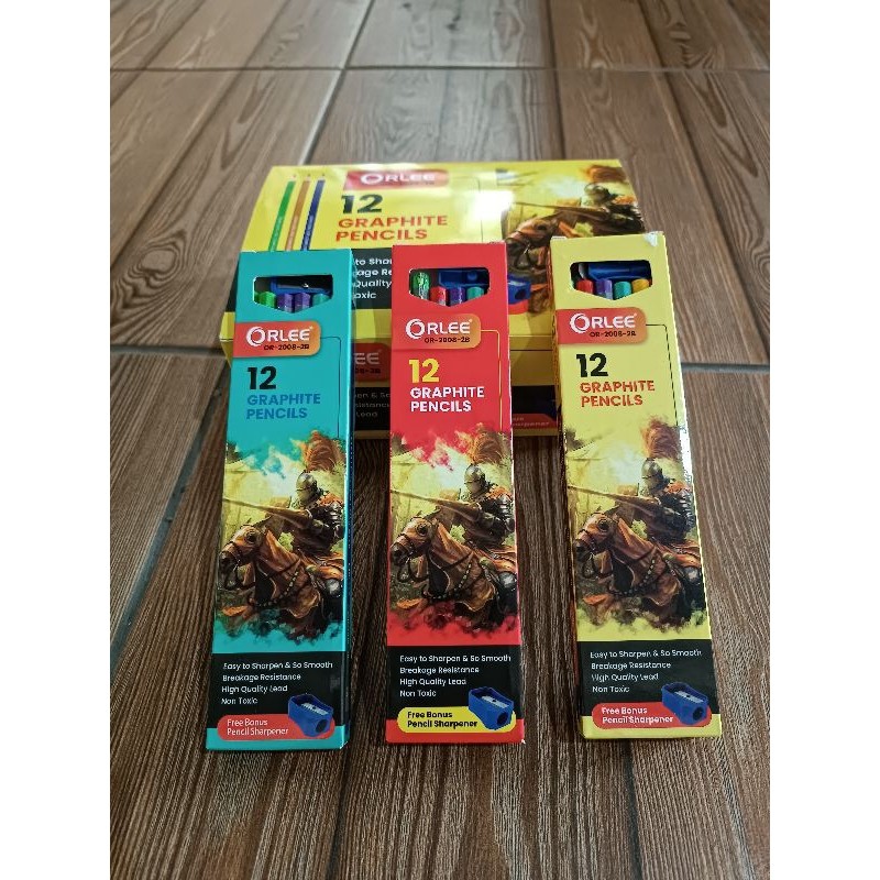 

Pensil Orlee 0R-2008-2B dengan Bonus Rautan - 1 Lusin (12 Pcs)