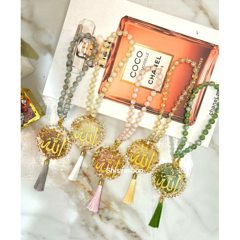 Gantungan Tasbih / Gantungan Spion Mobil / Tasbih Estetik / Tasbih Mewah