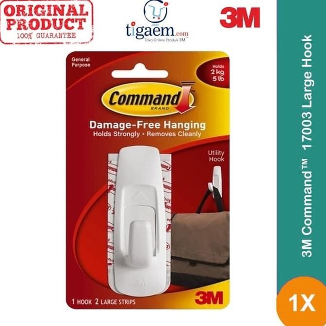 

BARU 3M COMMAND LARGE HOOK ISI 1