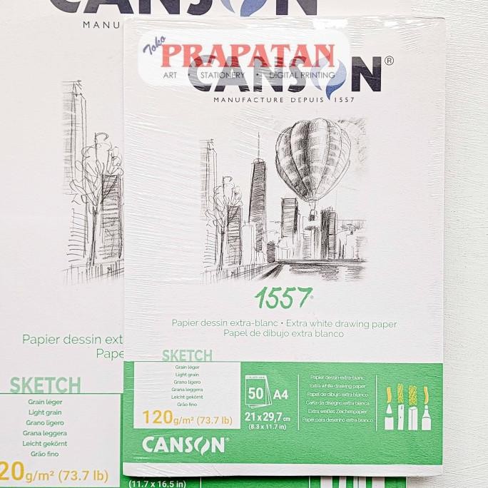 

BARU CANSON SKETCHBOOK 1557 DRAWING PAPER 120GSM | BUKU GAMBAR