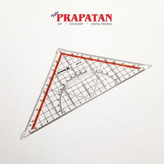 

BARU PENGGARIS TEKNIK SEGITIGA BUTTERFLY ART 2010 / TRIANGLE RULER