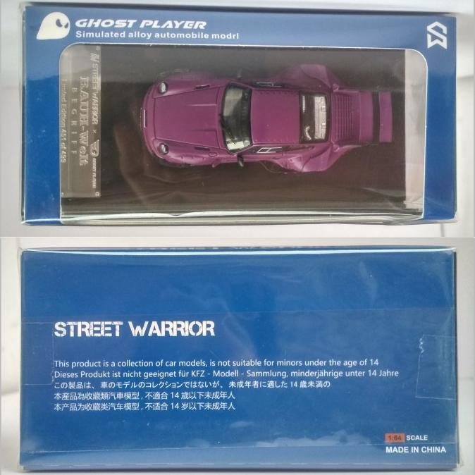 Diecast Ni Scale 64 Street Warrior Porsche Rwb Rotana High Wing Dikirim Hari Ini