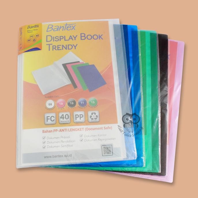 

BARU DISPLAY BOOK TRENDY BANTEX FOLIO 40 SHEET