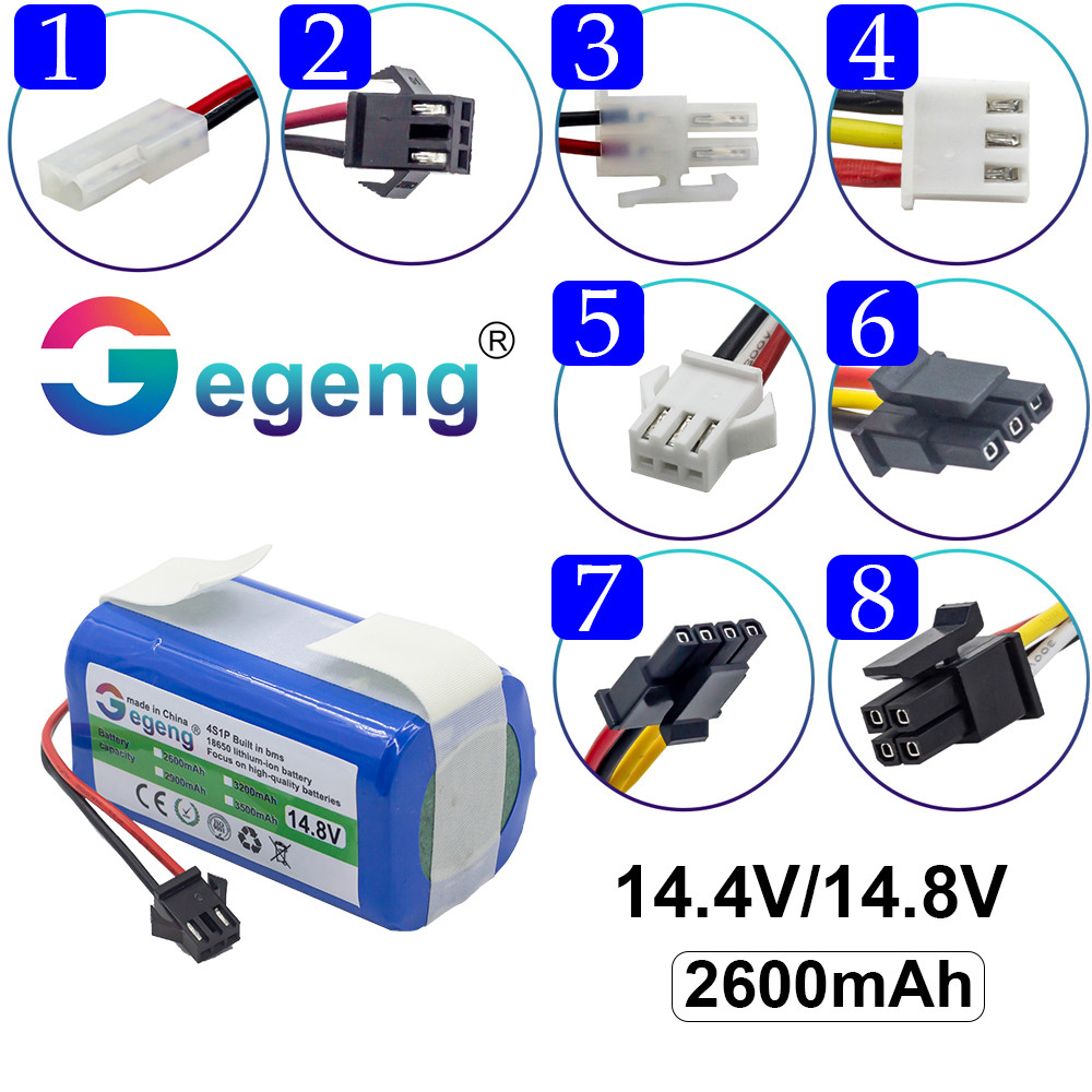 Geng 14.8V/14.4V 4S1P 2600mAh Vacuum Caner Battery for