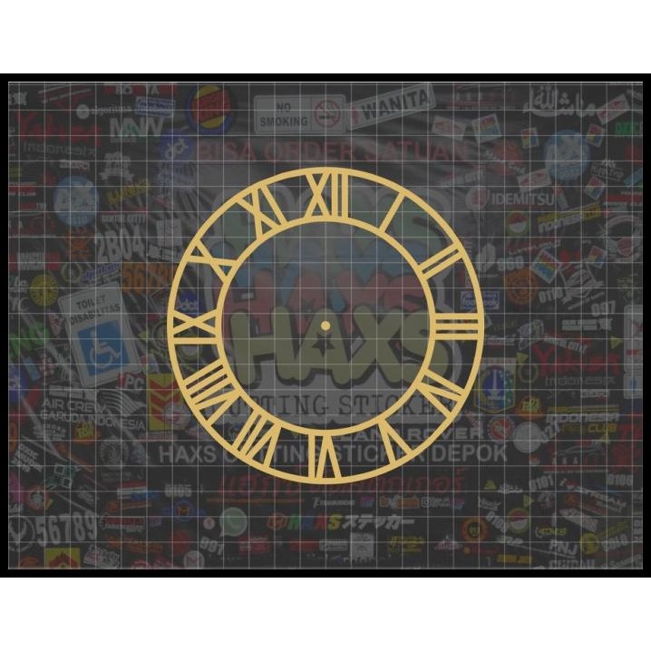 

HOT DEAL CUTTING STICKER ROMAN CIRCLE BOLD UKURAN 12,5 CM !!!!!!