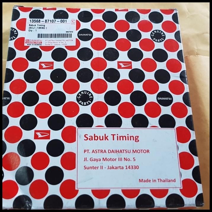 DISKON TIMING BELT ESPASS 1.3 TEMING BELT ESPASS 1.3 DAIHATSU ORIGINAL 