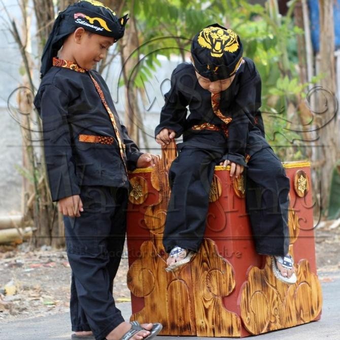 New Arrival  Blangkon Iket Kujang Siliwangi Anak - Ikat Bendo Blangkon Siliwangi