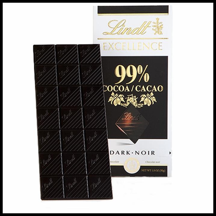 

Promo !! Lindt Excellence Chocolate Dark Cocoa 99% Coklat Bar