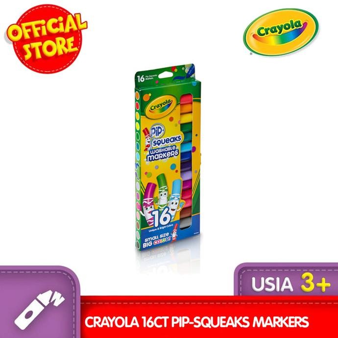 

CRAYOLA 16ct Pip-Squeaks Markers