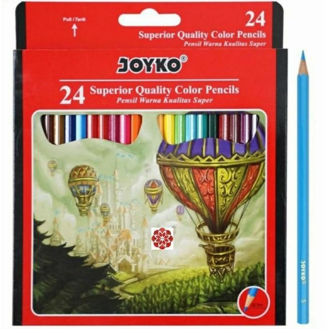 

Spesial Promo ! Pensil Warna Joyko 24 Warna