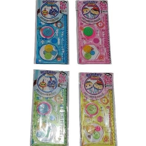 

New Arrival ! Penggaris Rotary / Rotari Magic Ruler / Garisan Spirograph Geometrik