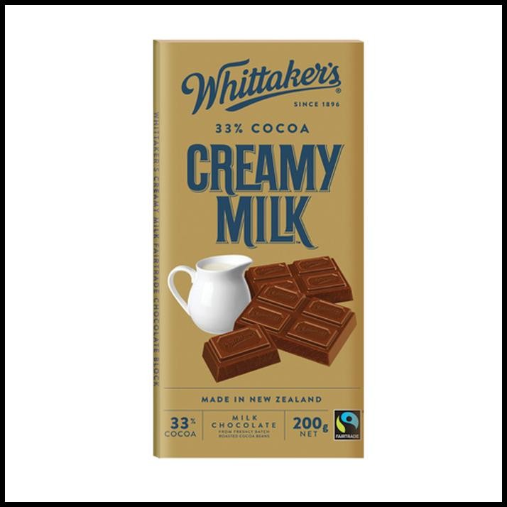 

Promo !! Whittaker'S Creamy Milk Chocolate Bar Coklat Impor