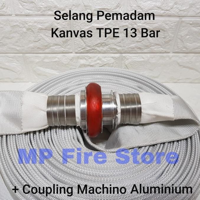 Fire Hose 1.5 x 30 M JET STAR Selang Pemadam Kanvas Machino Aluminium
