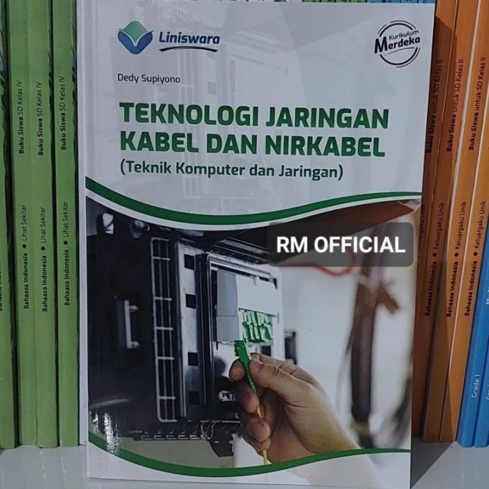 Buku Teknologi Jaringan Kabel Dan Nirkabel (Tkj) Fase F Smk Kurikulum Termurah 100 % Original