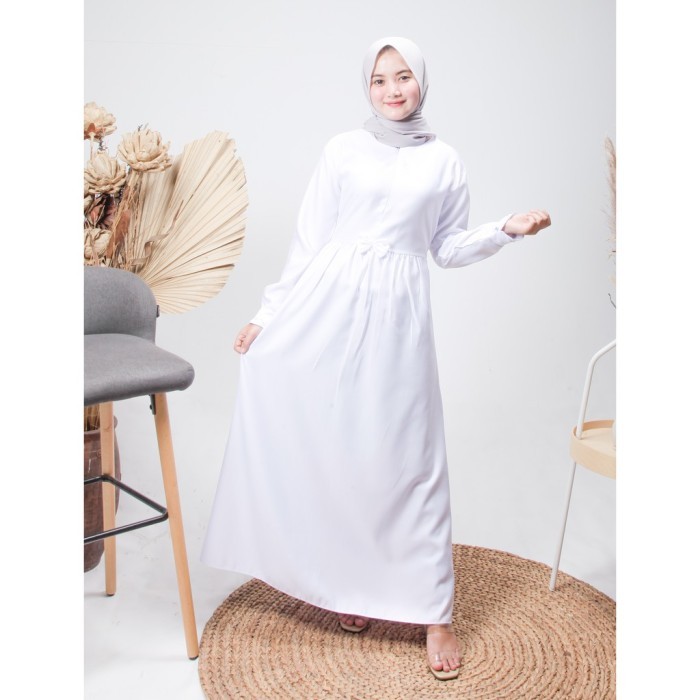 BISA KIRIM HARI INI Baju muslim wanita Terbaru 2022 Gamis manasik haji dewasa terlaris - Karin, M