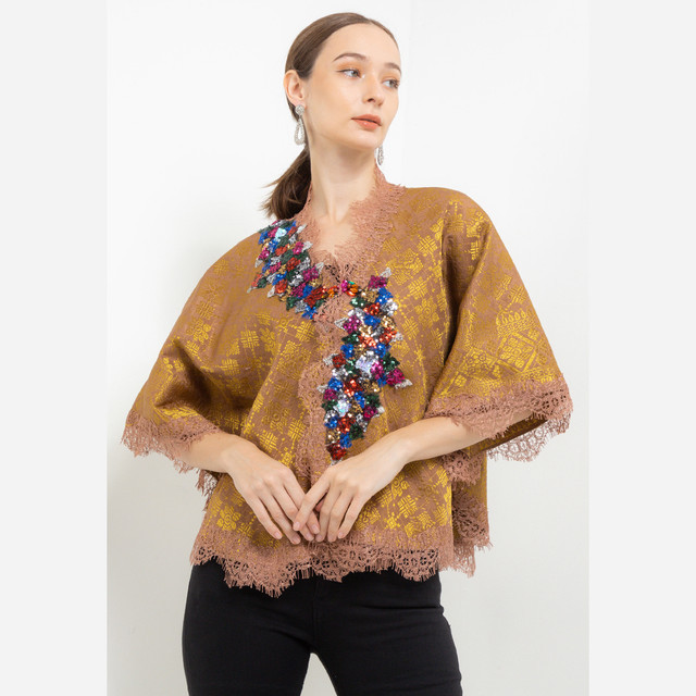 LUIRE by Raden Sirait Kebaya Reling Songket Wanita
