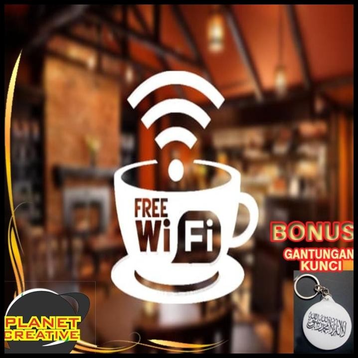 

DISKON PROMO STIKER FREE WIFI UNTUK KAFE ATAU RESTO BENTUK CANGKIR !!