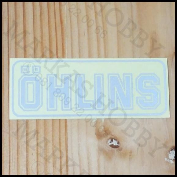 

TERMURAH STIKER OHLINS SILVER !!!