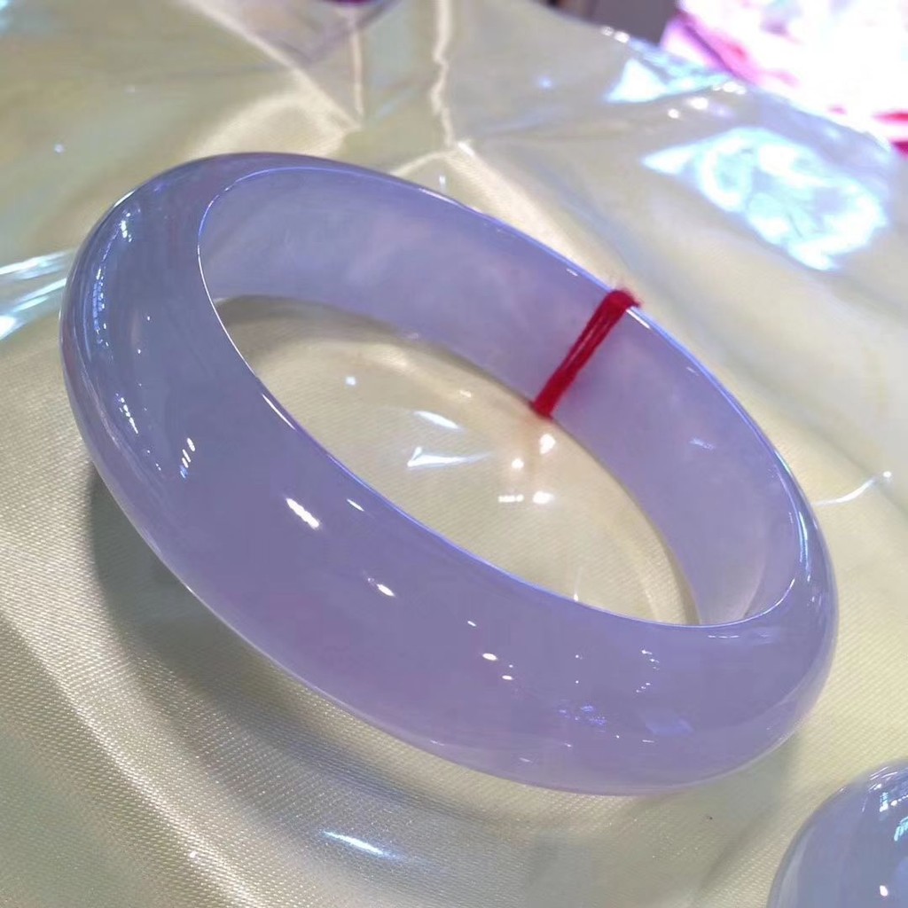 Gelang Giok Baru Seperti Es Violet Gelang Giok Ungu Kayu Myanmar