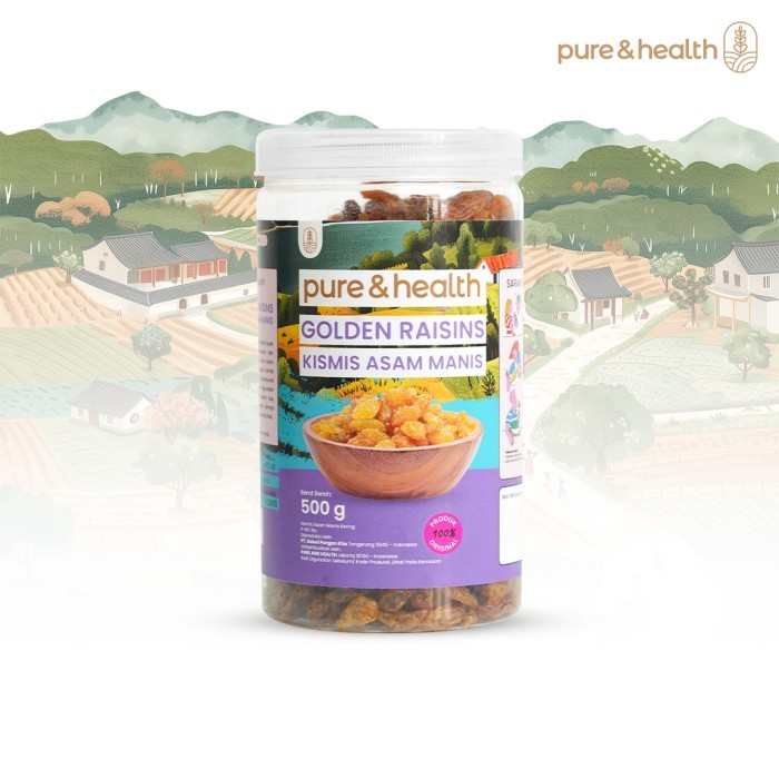 

Ready - Kismis Asam Manis Golden Raisin 500 Gram Pure And Health