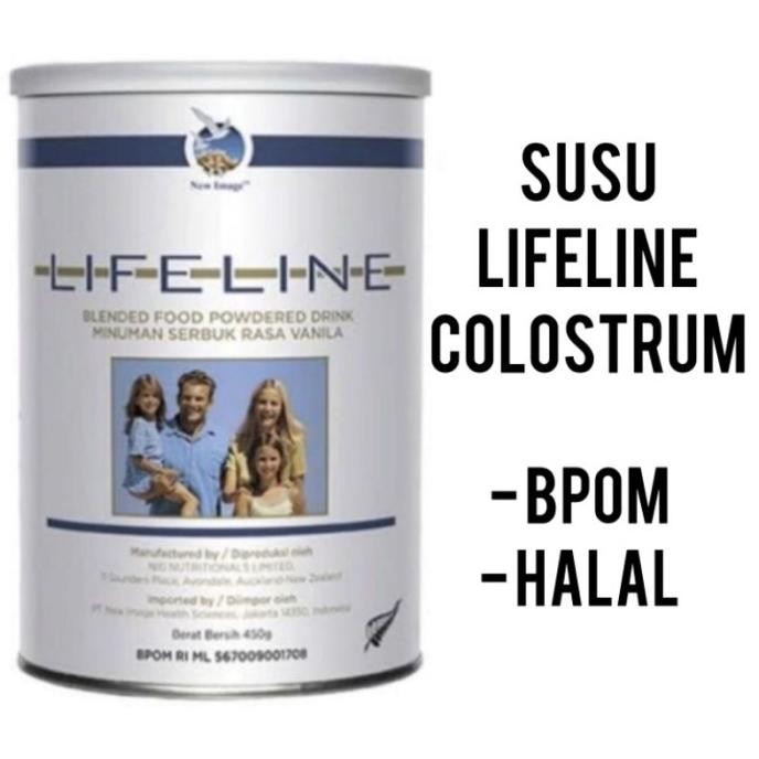 Produk Baru LIFELINE colostrum Minuman Susu Bubuk untuk Syaraf / Saraf Kejepit ORI